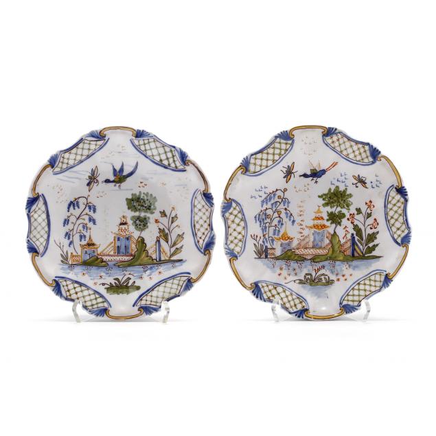a-pair-of-vintage-french-faience-dishes