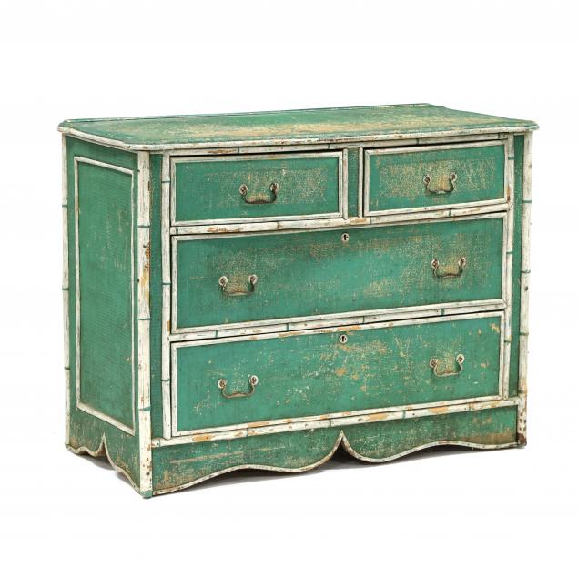 antique-painted-bamboo-chest-of-drawers