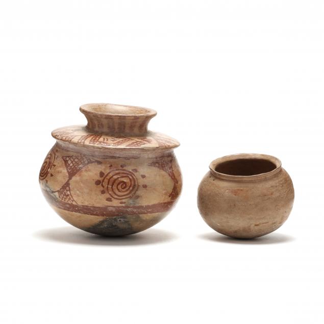 two-pieces-of-burnished-pottery-from-jalisco-mexico