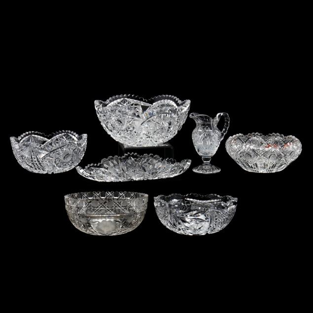 seven-pieces-of-american-brilliant-period-cut-glass