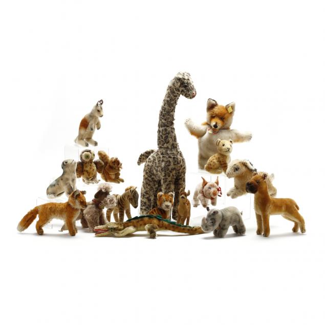 group-of-17-vintage-stieff-animals