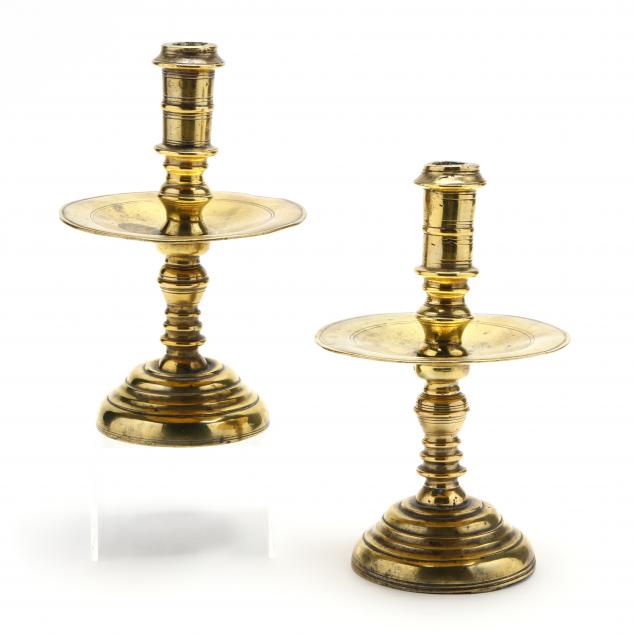 pair-of-early-dutch-brass-candlesticks