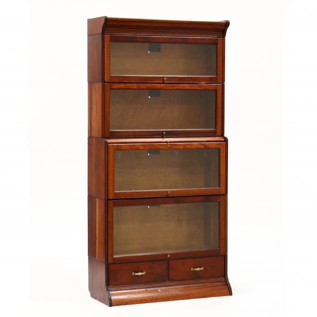 camden-cabinet-co-mahogany-barrister-bookcase