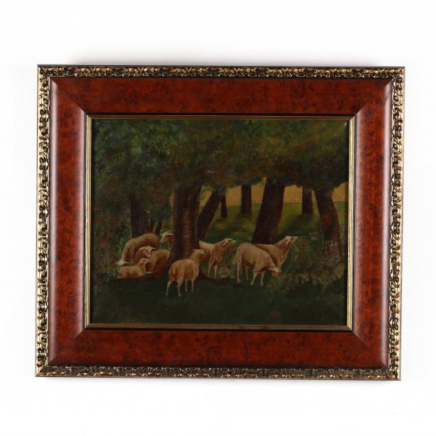 nellie-ellen-shepherd-ok-1877-1920-sheep-grazing