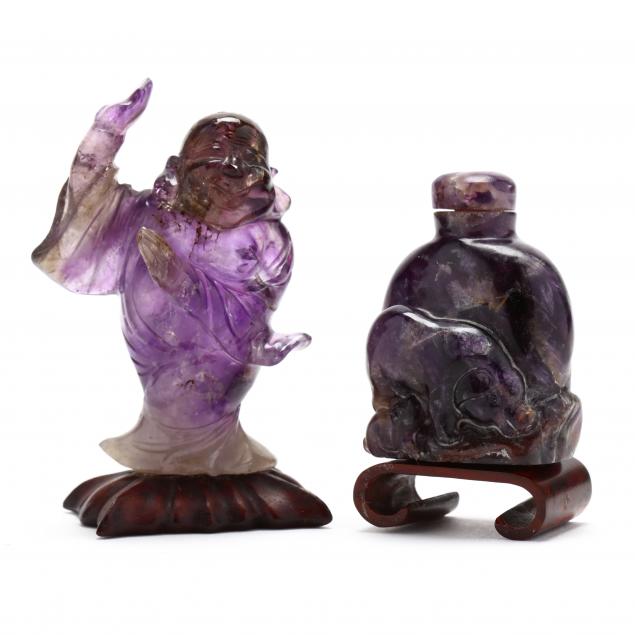 chinese-carved-amethyst-snuff-bottle-and-figure