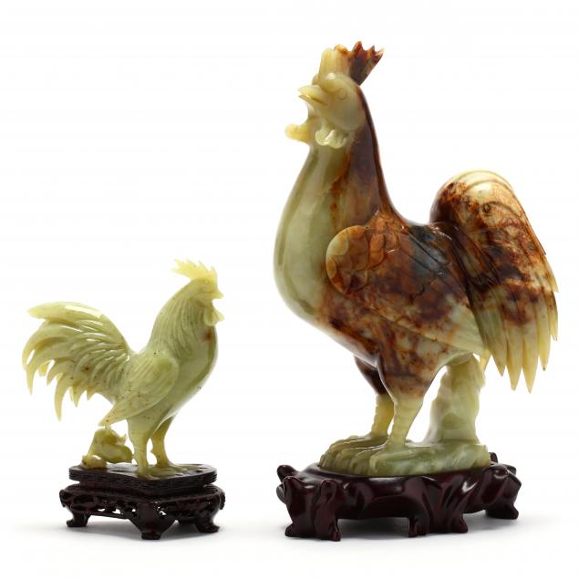 two-chinese-carved-stone-roosters