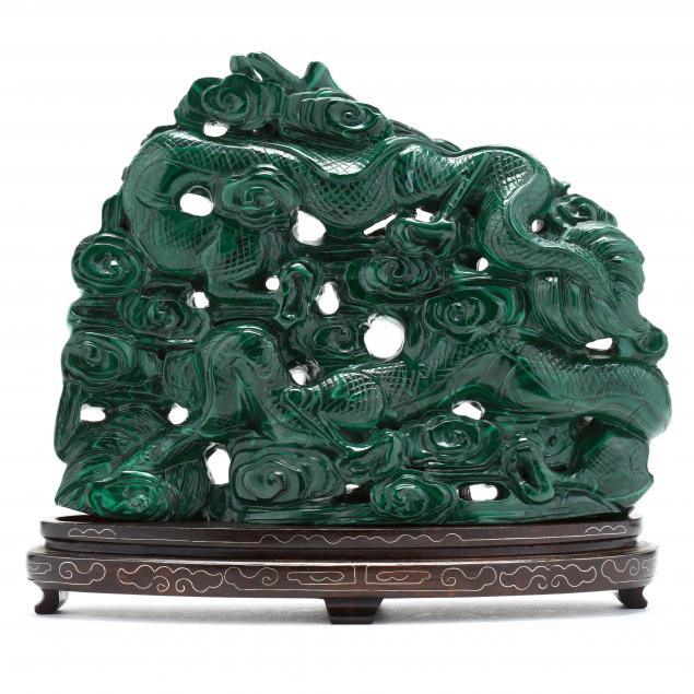 chinese-carved-malachite-in-the-form-of-two-dragons