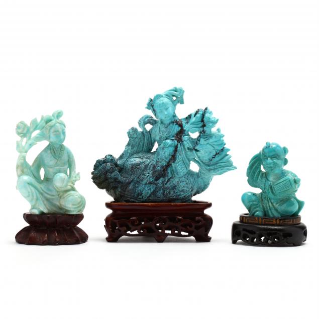 three-chinese-carved-stone-figures-including-turquoise