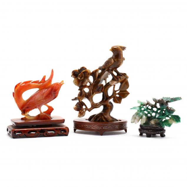 three-chinese-stone-carvings-of-birds