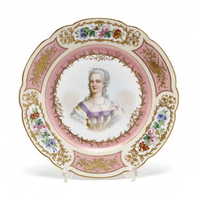 sevres-porcelain-cabinet-plate-of-madame-dubarry