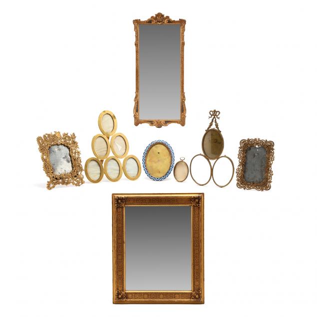 grouping-of-antique-and-vintage-frames