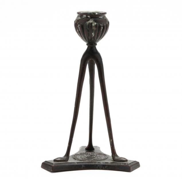 tiffany-studios-bronze-candlestick