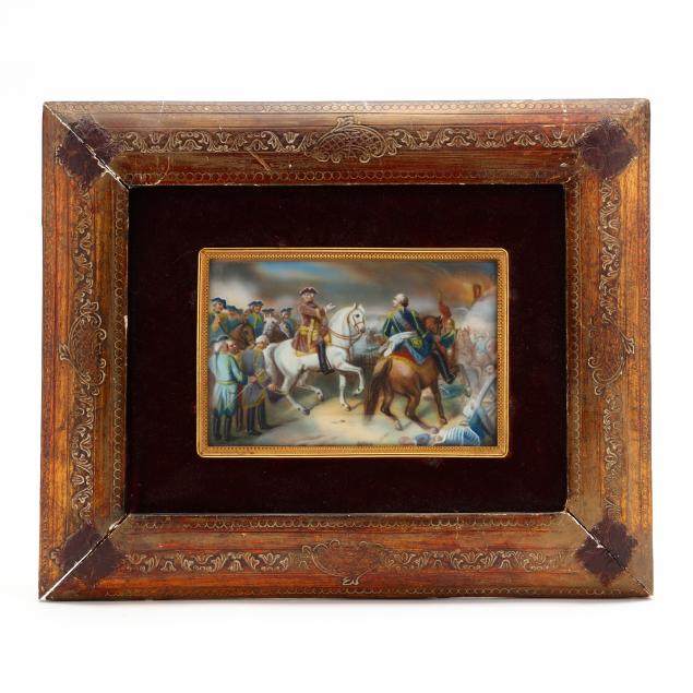 miniature-painting-of-the-battle-of-monmouth