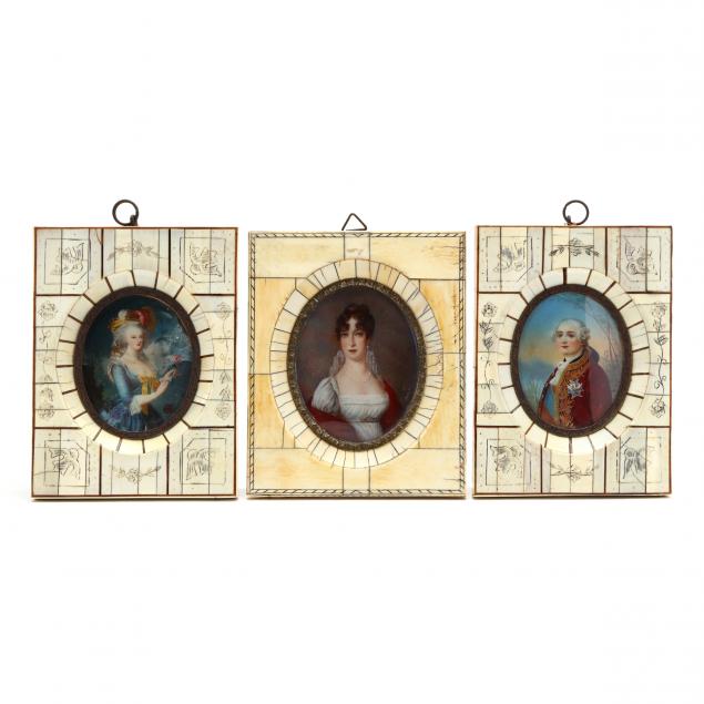 three-miniature-portraits-of-royalty