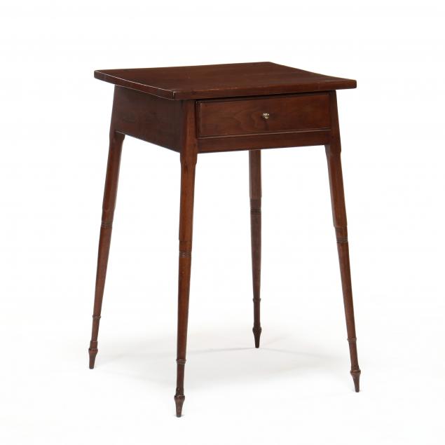 southern-federal-splayed-leg-walnut-one-drawer-stand