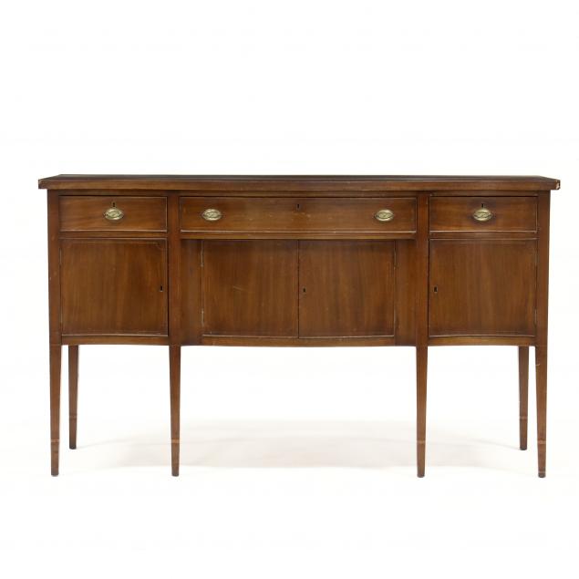 federal-style-inlaid-mahogany-serpentine-front-sideboard