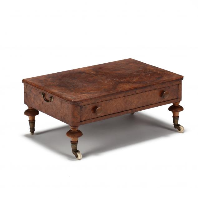 english-burl-veneer-low-table-with-drawer