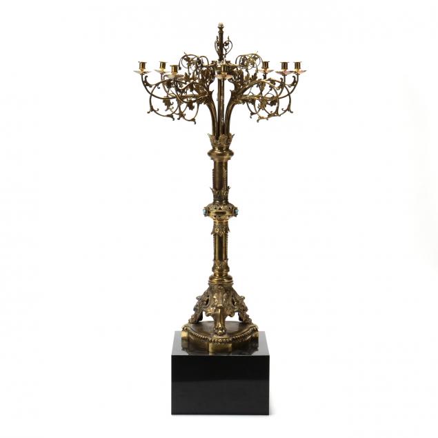 an-antique-brass-floor-candelabrum
