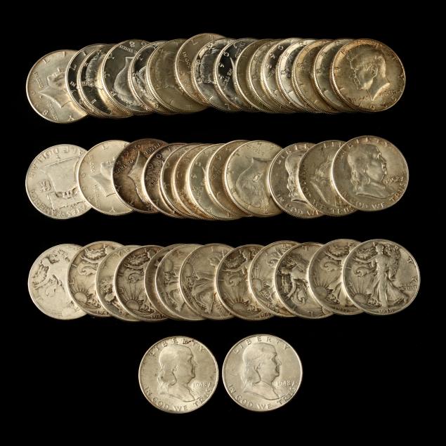 45-silver-half-dollars