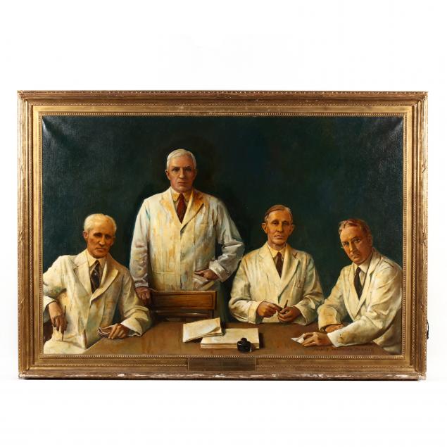 francis-vandeveer-kughler-ny-1901-1970-portrait-of-unc-chapel-hill-medical-school-professors