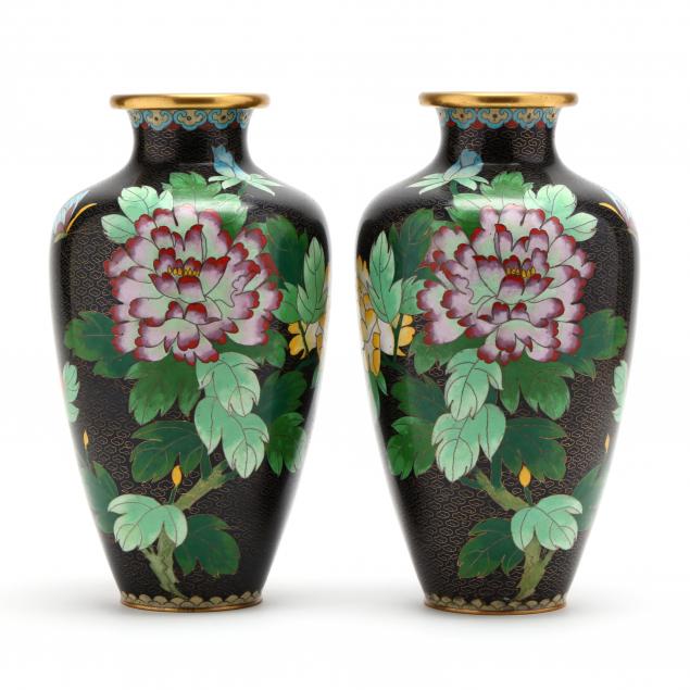 a-pair-of-chinese-black-ground-cloisonne-vases