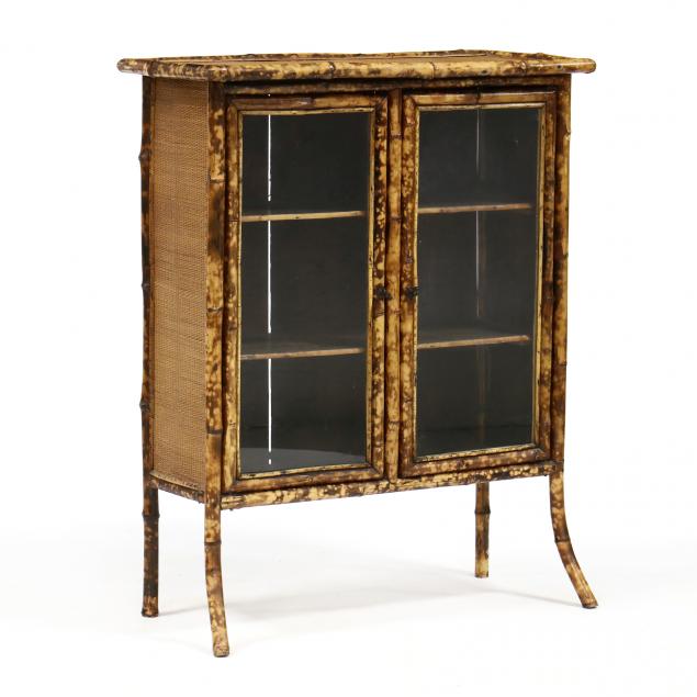 antique-english-burnt-bamboo-cabinet