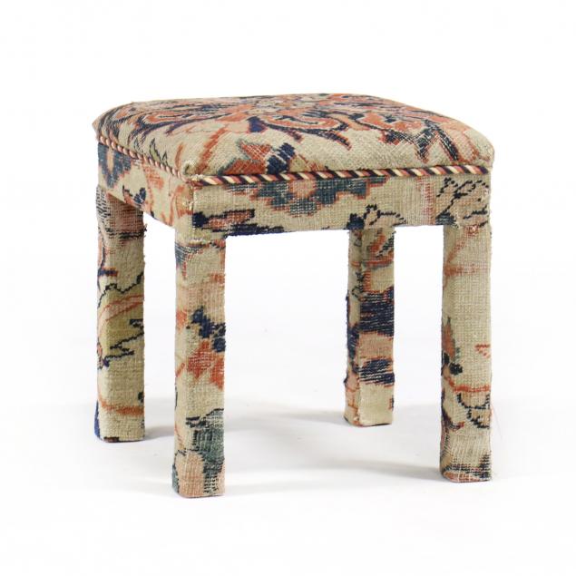 oriental-rug-upholstered-ottoman