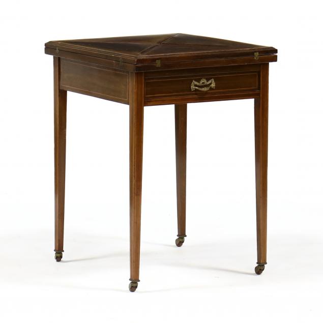 edwardian-inlaid-mahogany-handkerchief-table
