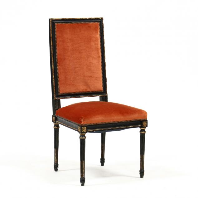 louis-xvi-style-ebonized-and-gilt-side-chair