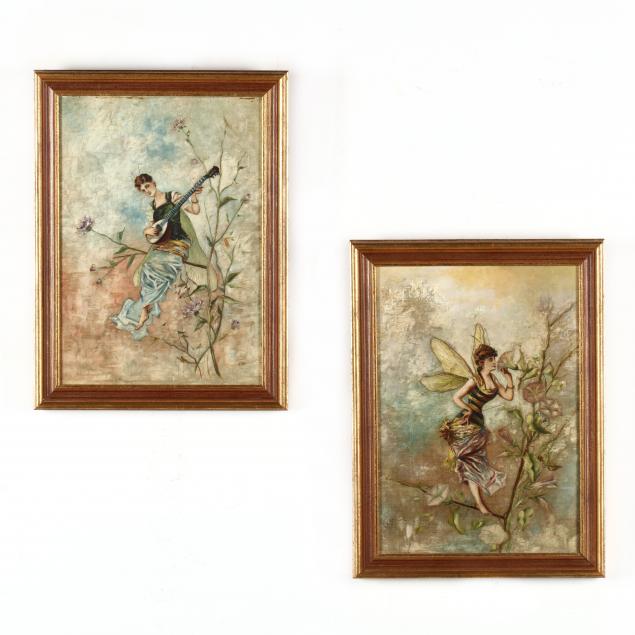 a-pair-of-victorian-paintings-of-fairies