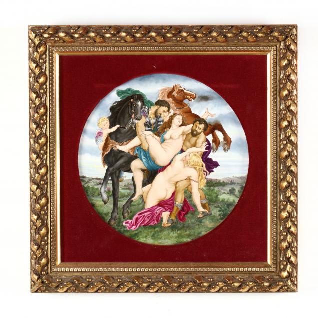 an-antique-hand-painted-porcelain-plaque-rape-of-the-sabine-women