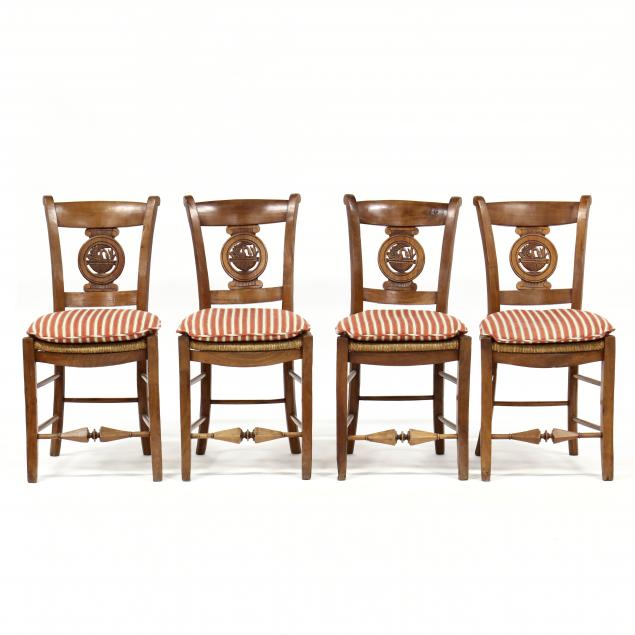 set-of-four-french-carved-cherry-dining-chairs