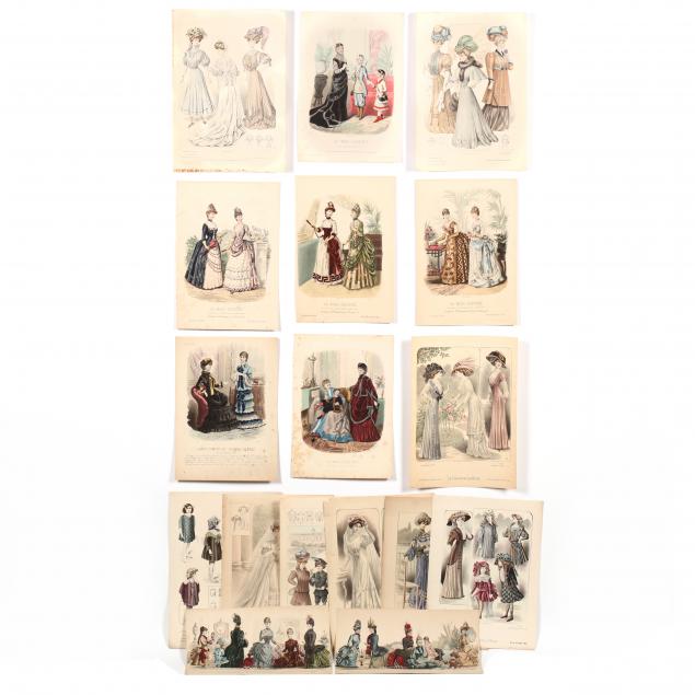 large-group-17-antique-french-fashion-prints