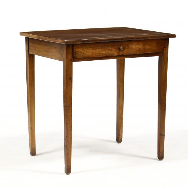 french-country-walnut-one-drawer-writing-table