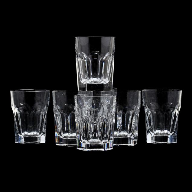 seven-baccarat-harcourt-1841-crystal-tumblers