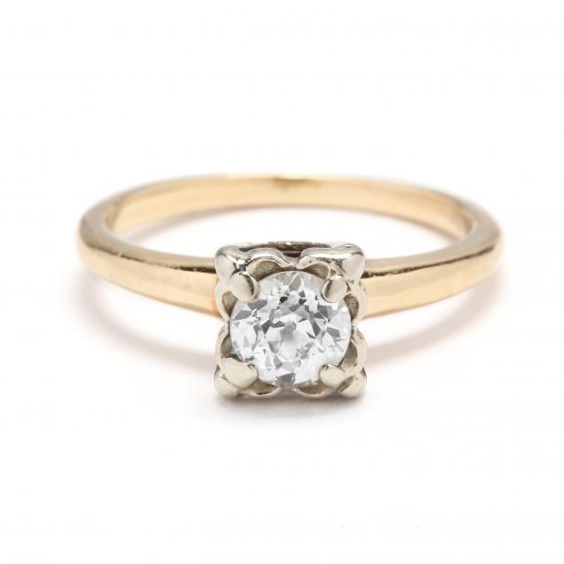 14kt-old-european-cut-diamond-ring