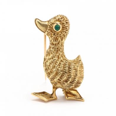 18kt-whimsical-duckling-brooch