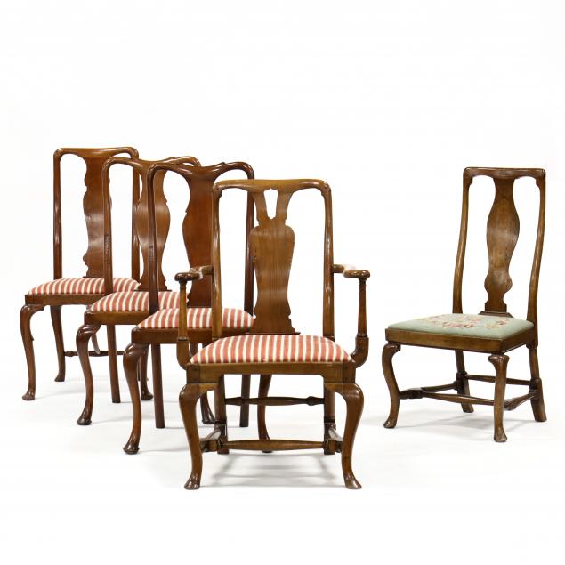 assembled-set-of-five-english-queen-anne-style-chairs