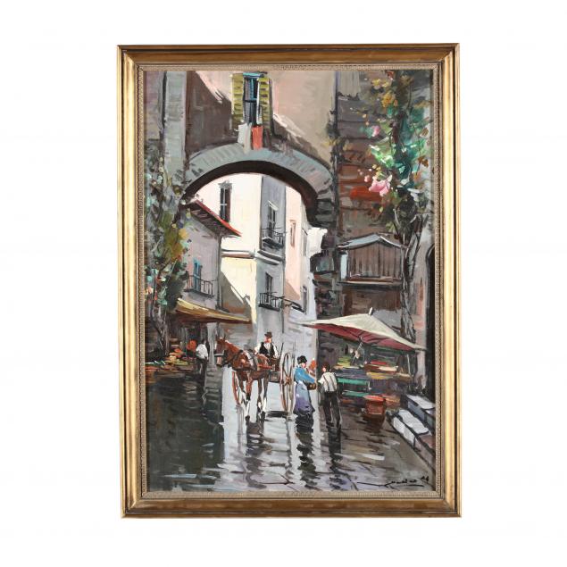 continental-school-20th-century-impressionist-street-scene