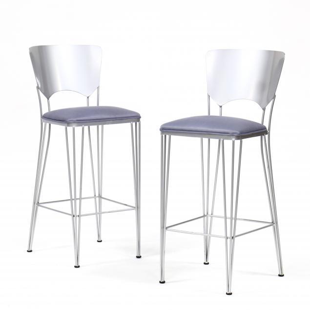 pair-of-modern-enameled-bar-stools