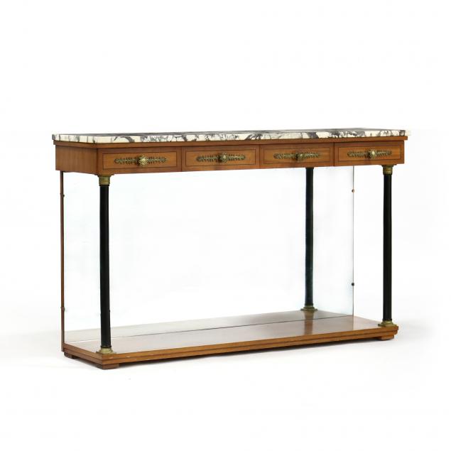 neoclassical-style-marble-top-console-table
