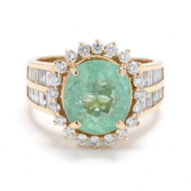 14kt-green-tourmaline-and-diamond-ring