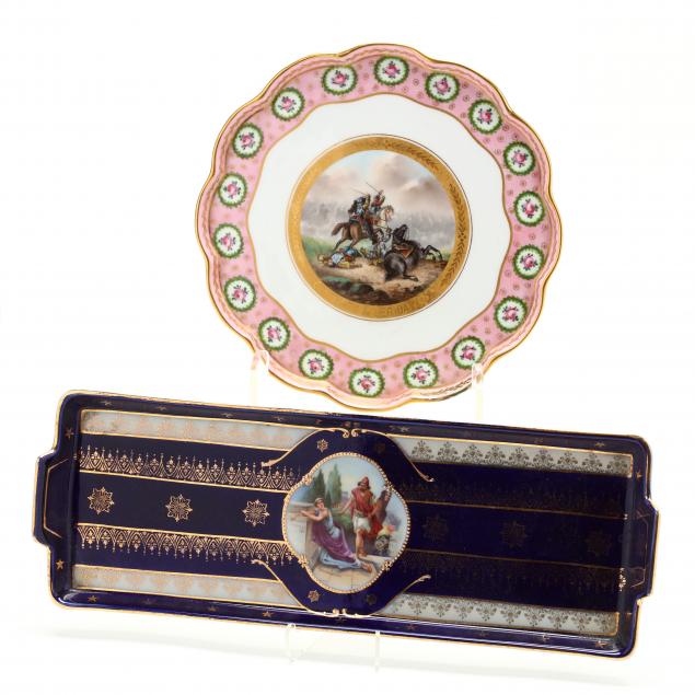 two-hand-painted-porcelain-serving-items