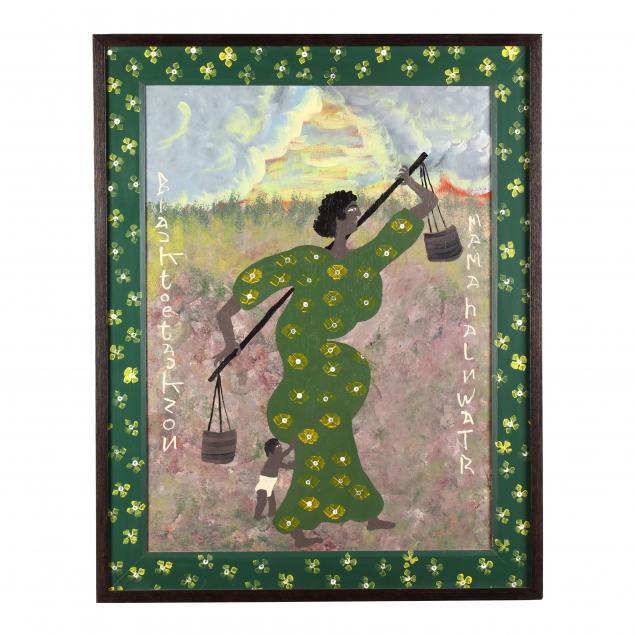 folk-art-painting-black-joe-jackson-ga-1920-1997-i-mama-haulin-water-i