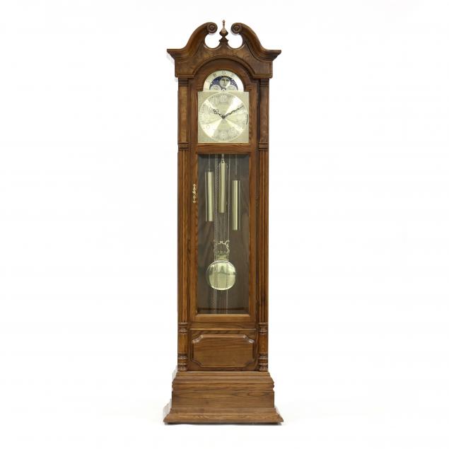 seth-thomas-commemorative-oak-tall-case-clock