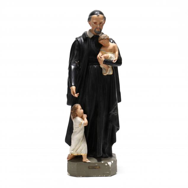 ecclesiastical-figure-of-a-saint-with-children