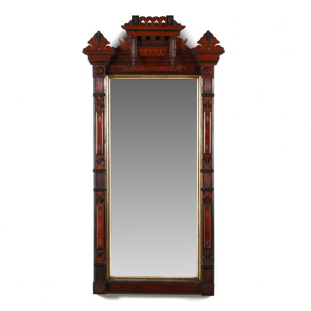 victorian-carved-walnut-mirror
