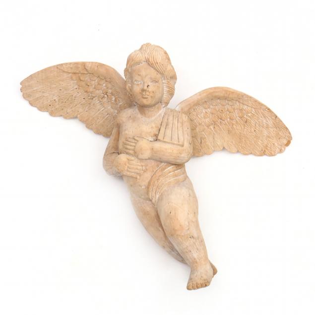 italian-carved-wood-putto