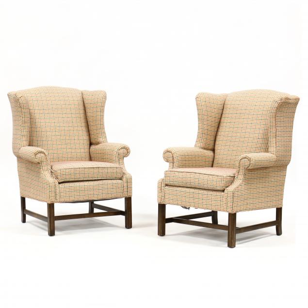 ethan-allen-chippendale-style-easy-chairs