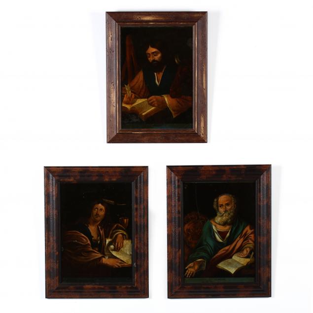 three-framed-portraits-prints-illustrating-apostles
